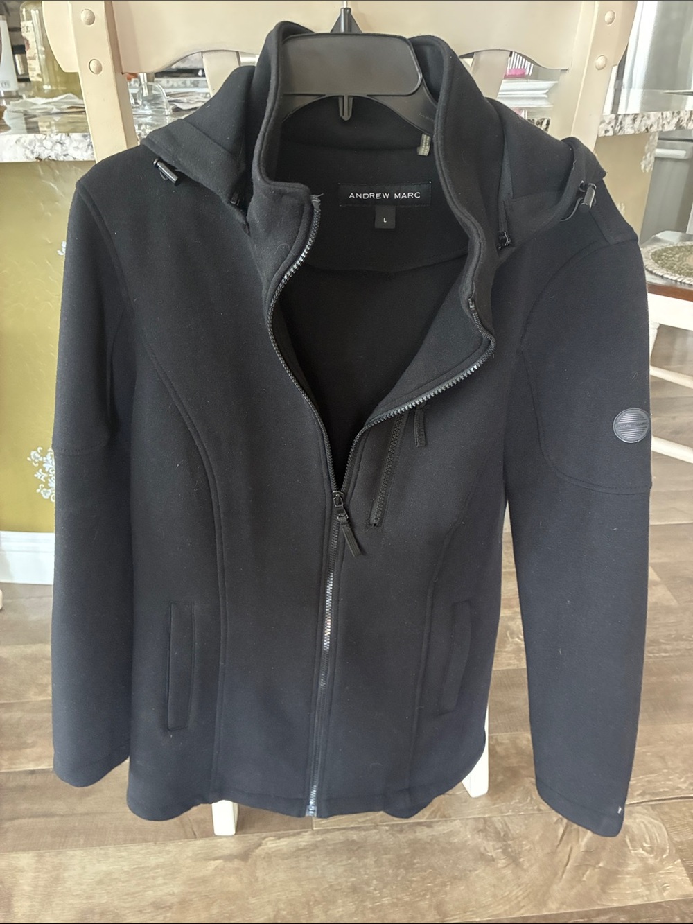 Andrew Marc Women’s Black Performance Jacket Size L